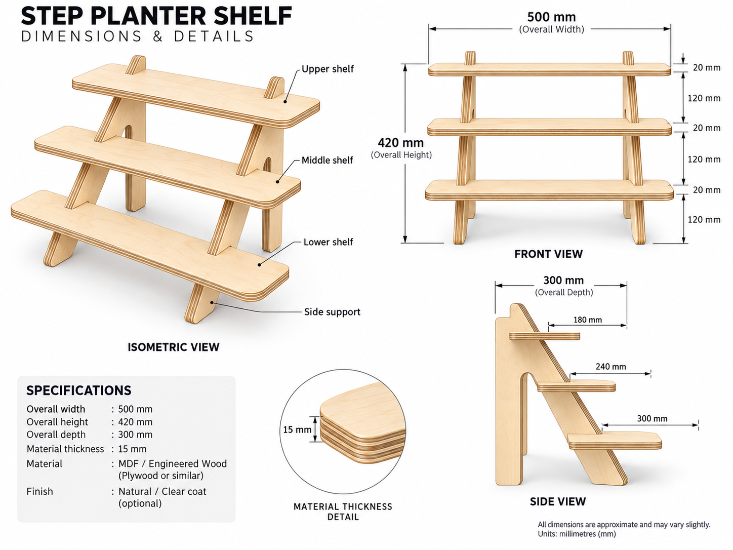 MDF Planter - Image 2